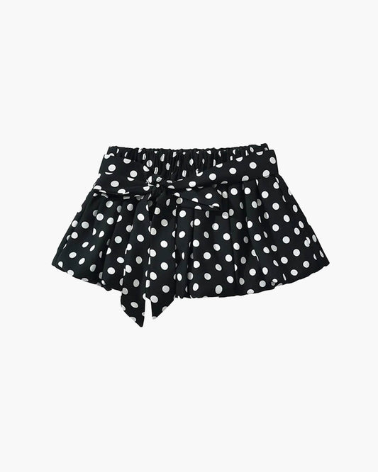 Astrid Polka Dot Elastischer Minirock