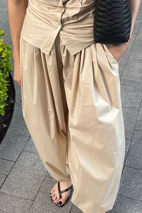 Inga Baggy-Hose mit elastischem Bund