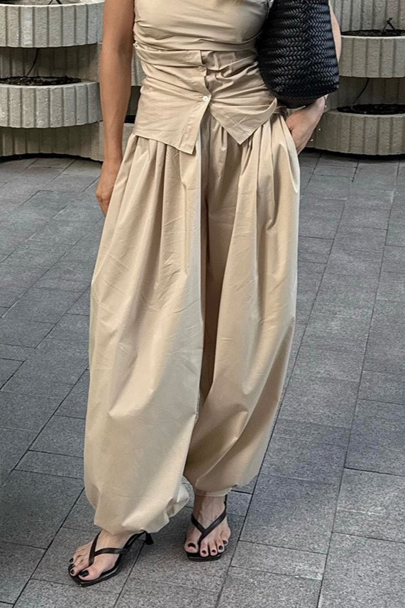 Inga Baggy-Hose mit elastischem Bund