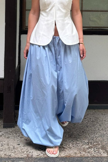 Inga Baggy-Hose mit elastischem Bund