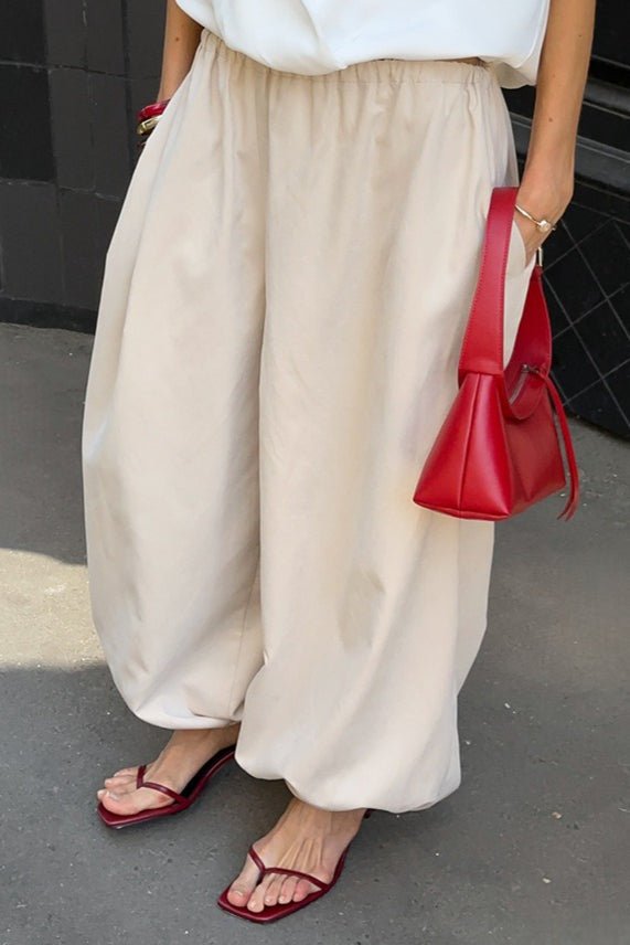 Inga Baggy-Hose mit elastischem Bund