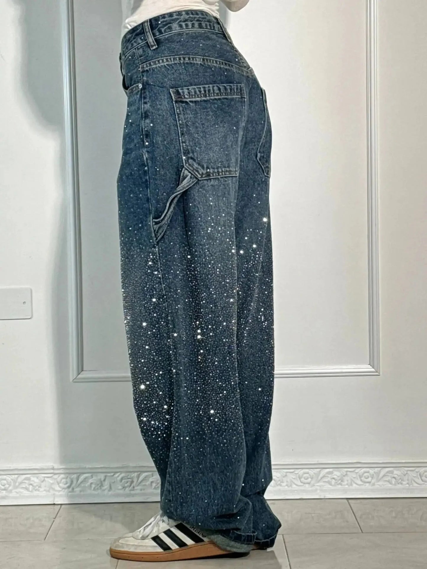 Jeremy Weite Jeanshose mit aufgesetzten Taschen