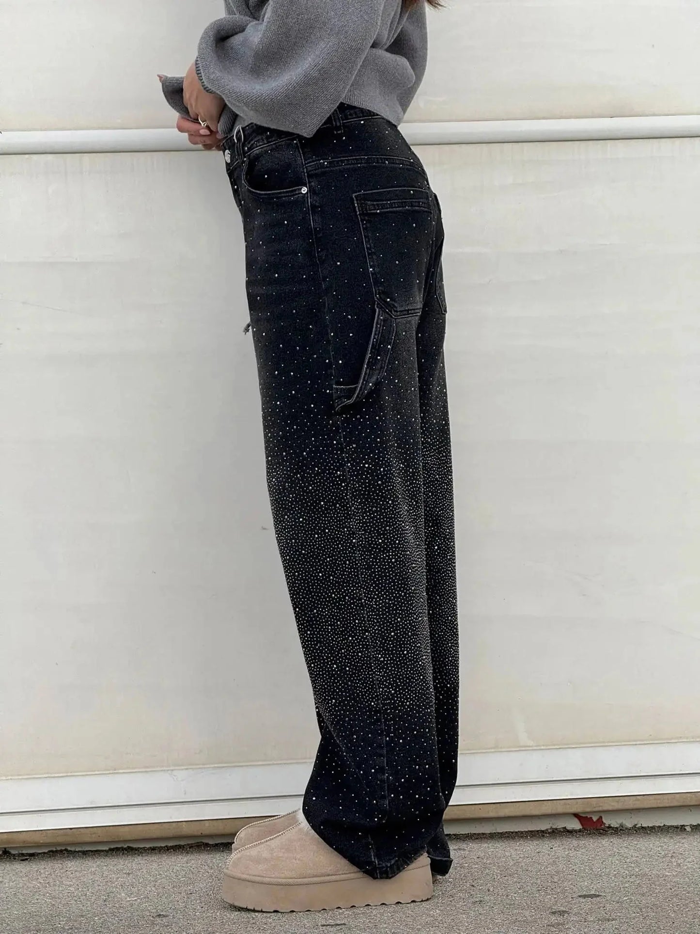 Jeremy Weite Jeanshose mit aufgesetzten Taschen