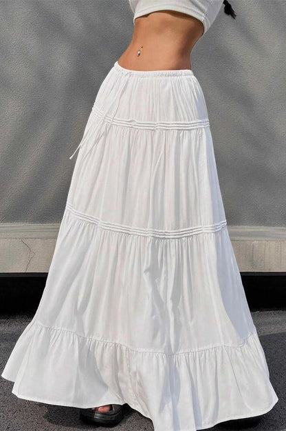 Marcella Tiered Ballet Maxi Skirt