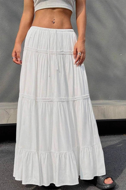 Marcella Tiered Ballet Maxi Skirt