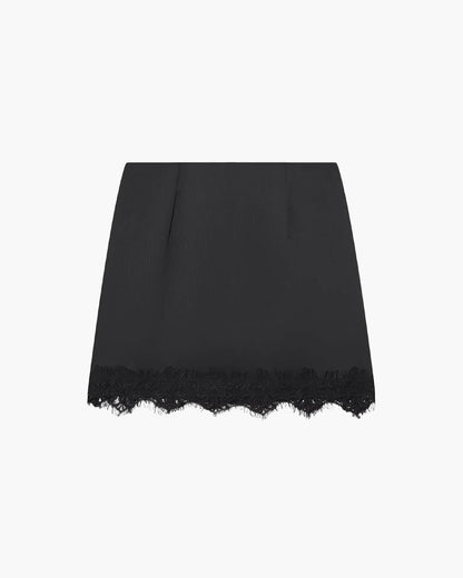 Marian High Waist Lace Mini Skirt
