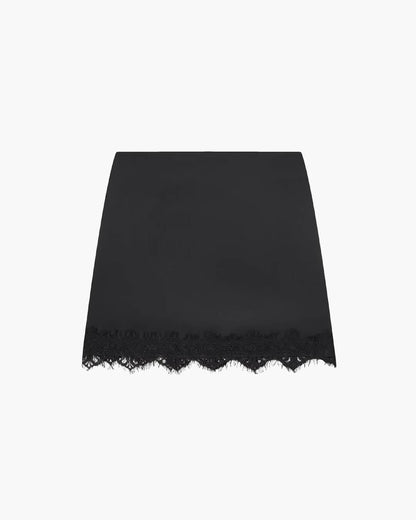 Marian High Waist Lace Mini Skirt