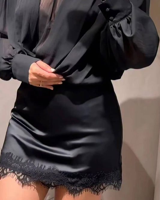 Marian High Waist Spitzen-Minirock