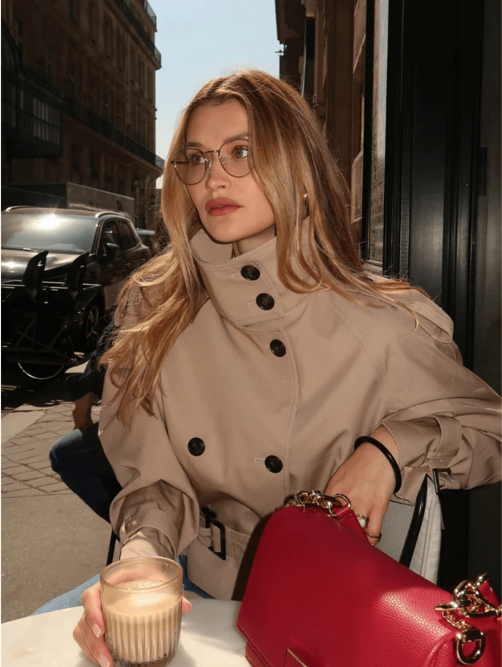 Marlene Cropped Trenchcoat