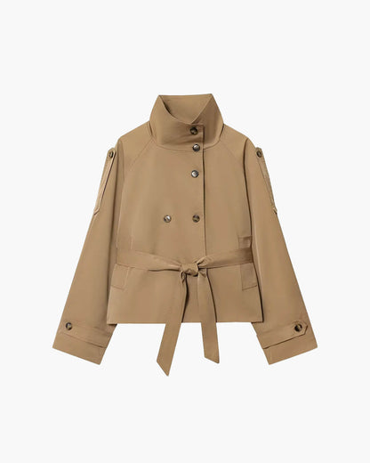 Marlene Cropped Trenchcoat
