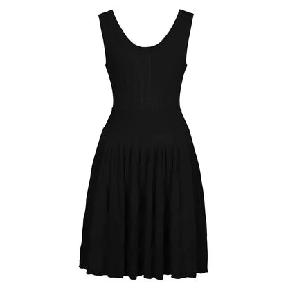 Alicia Gestricktes Träger-Minikleid