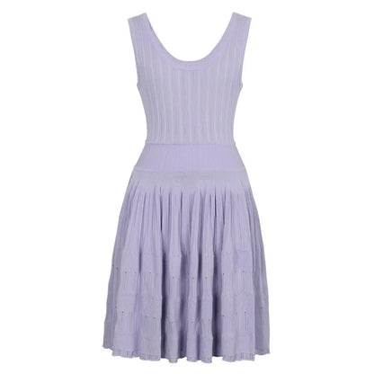 Alicia Gestricktes Träger-Minikleid