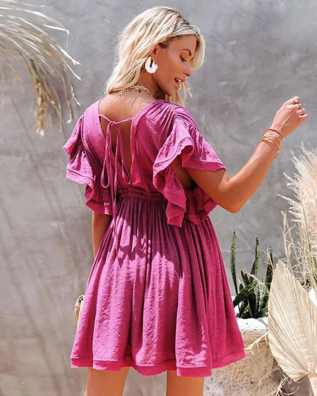 Babydoll Boho Mini Dress