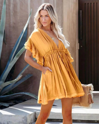 Babydoll Boho Mini Dress