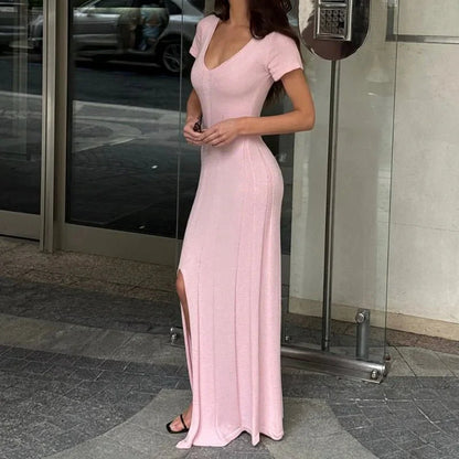 Bernadette Rib-Knit Maxi Dress