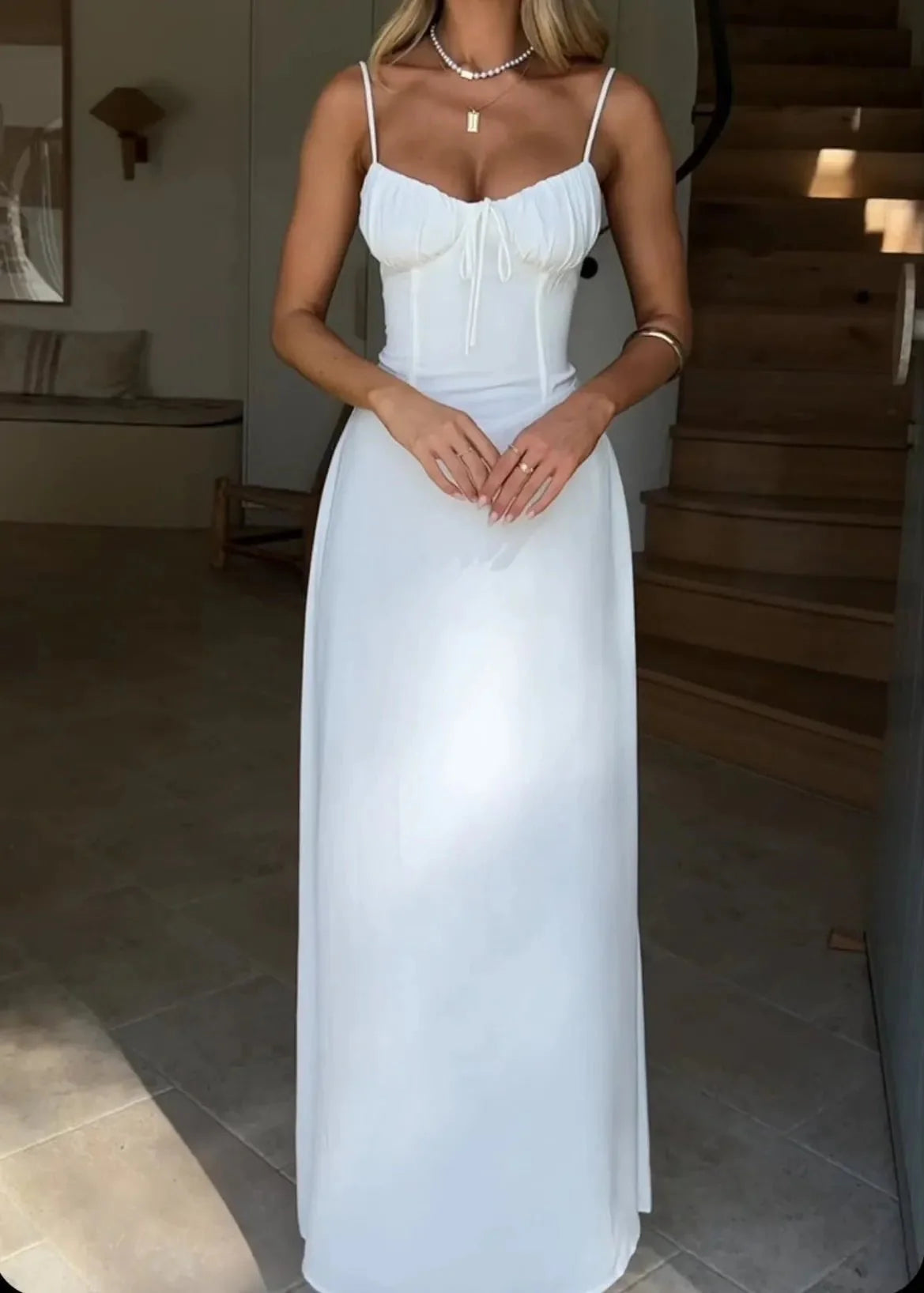 Bianca Corset Bodice Maxi Dress