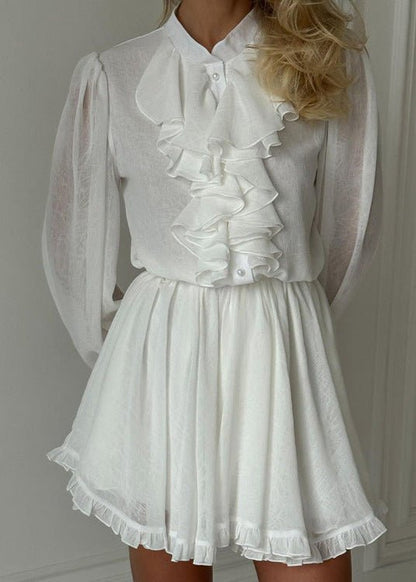 Rüschen-Minikleid