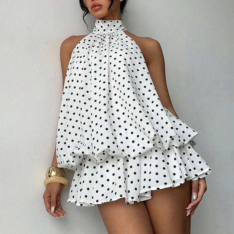 Eden Halterneck Backless Mini Dress