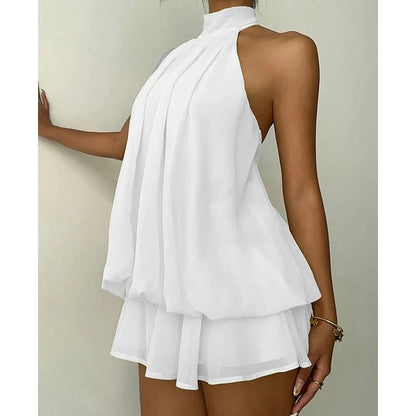 Eden Halterneck Backless Mini Dress