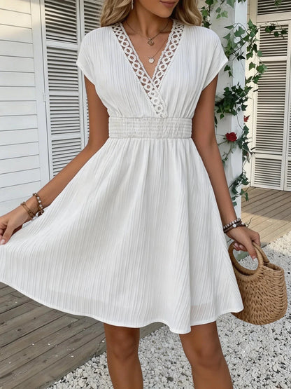 Ilaria V-Neck Lace Dress