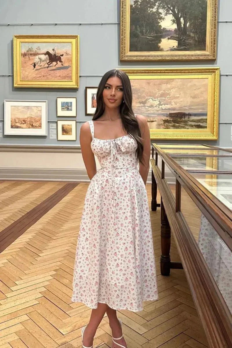 Isabella Corset Midi Dress