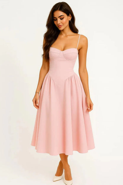 Isabelle Midi Dress for Wedding Guests