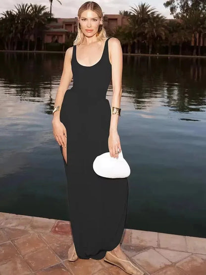 Sienna Maxi-Kleid mit hohem Schlitz