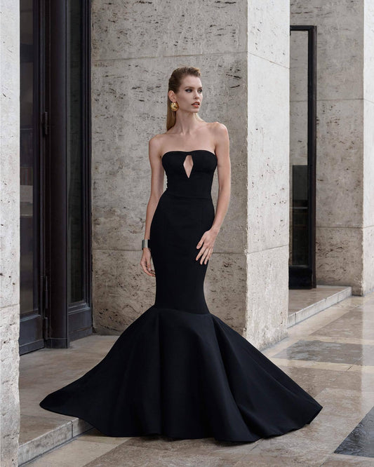 Anika Trägerloses Meerjungfrau-Maxikleid