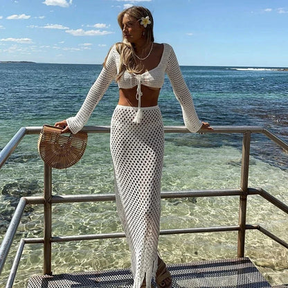 Anisa Häkel-Strandrock-Set