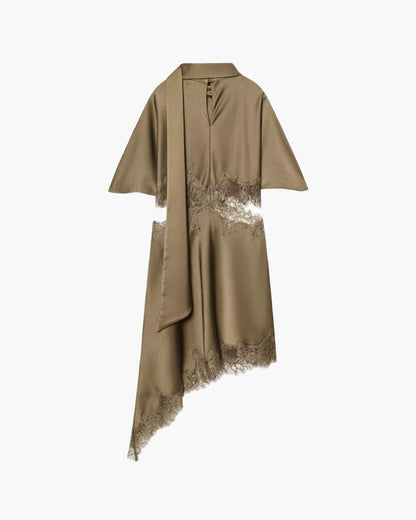 Bianca Cut-Out Satin Mini Dress