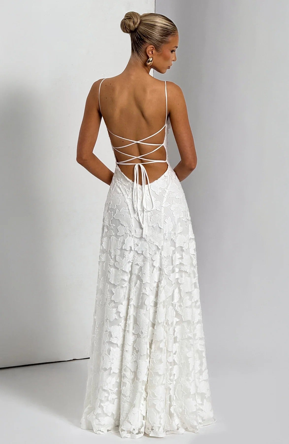 Briella Floral Print Sleeveless Maxi Dress