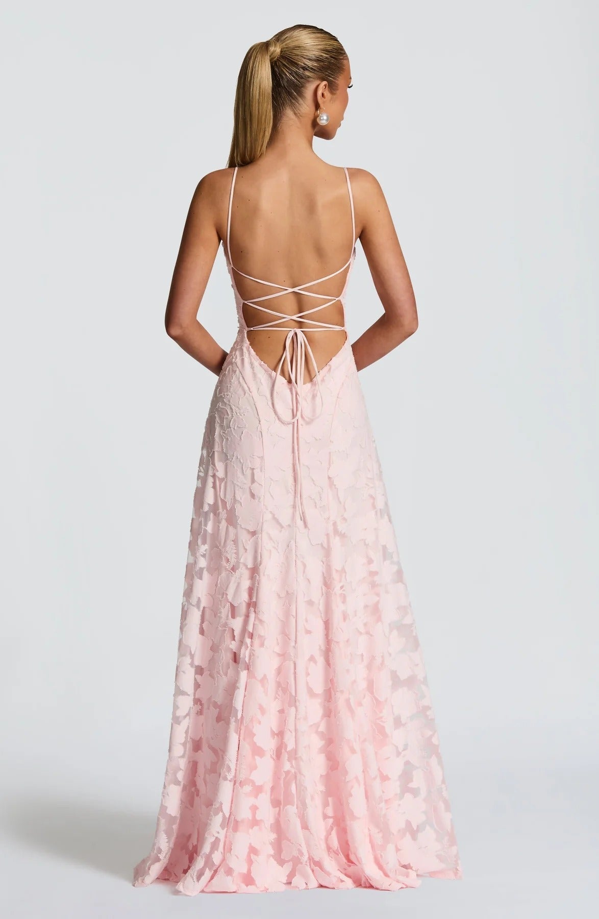 Briella Floral Print Sleeveless Maxi Dress