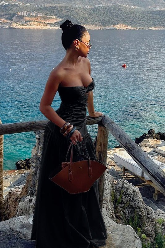 Camilla Cut-Out Off-The-Shoulder Maxi Dress