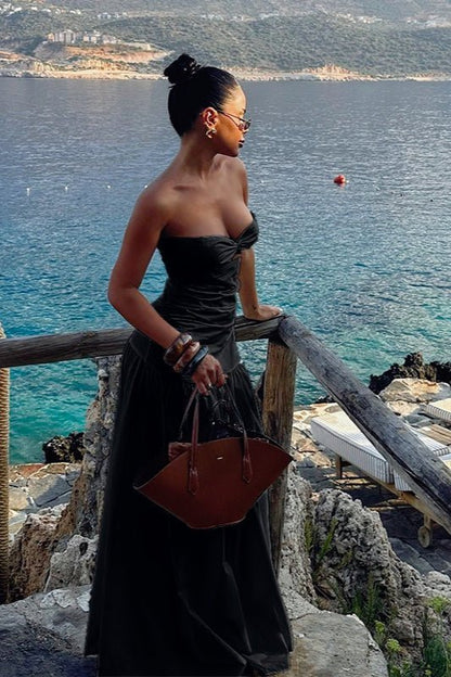 Camilla Cut-Out Off-The-Shoulder Maxi Dress