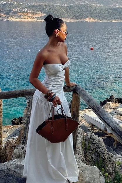 Camilla Cut-Out Off-The-Shoulder Maxi Dress
