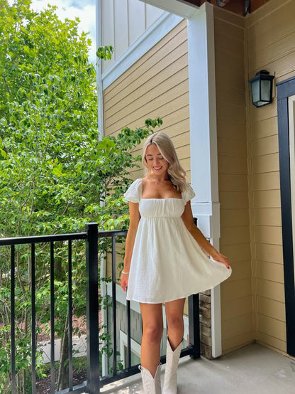 Chrisy Babydoll Mini Dress
