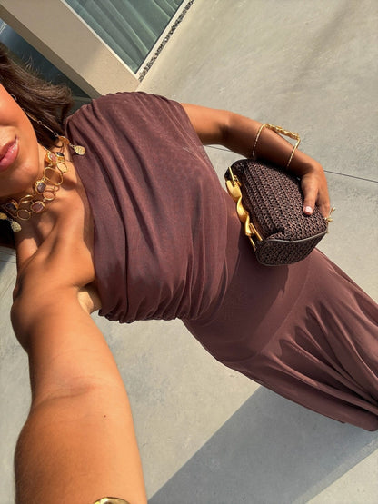 Mesh Maxi Dress