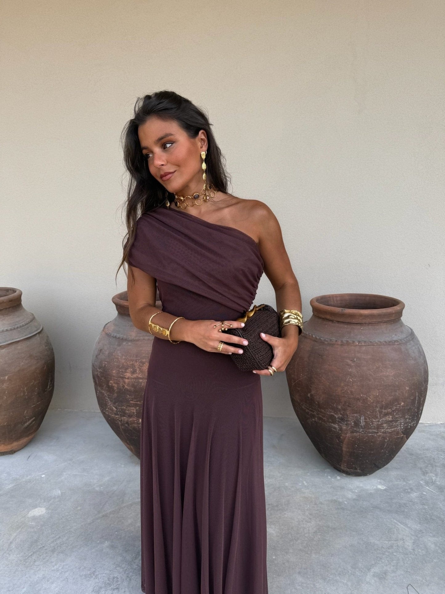 Mesh Maxi Dress