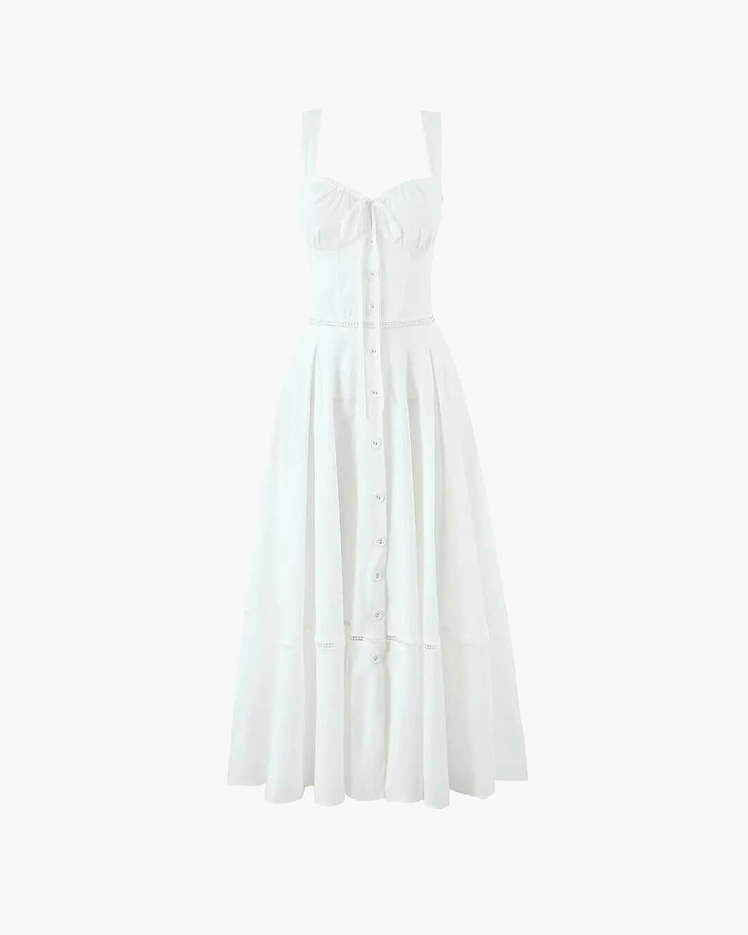 Ärmelloses Sweetheart Midikleid