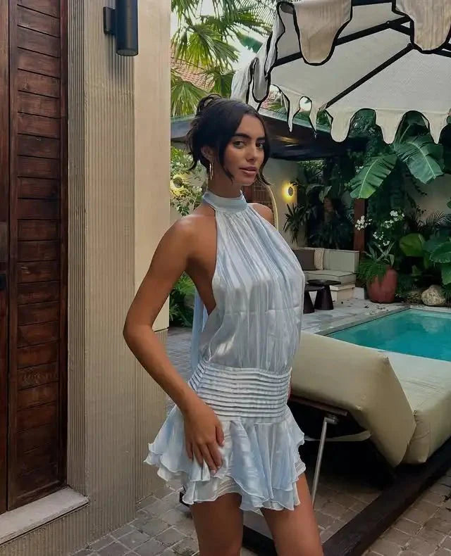 Ezra Backless Mini Dress