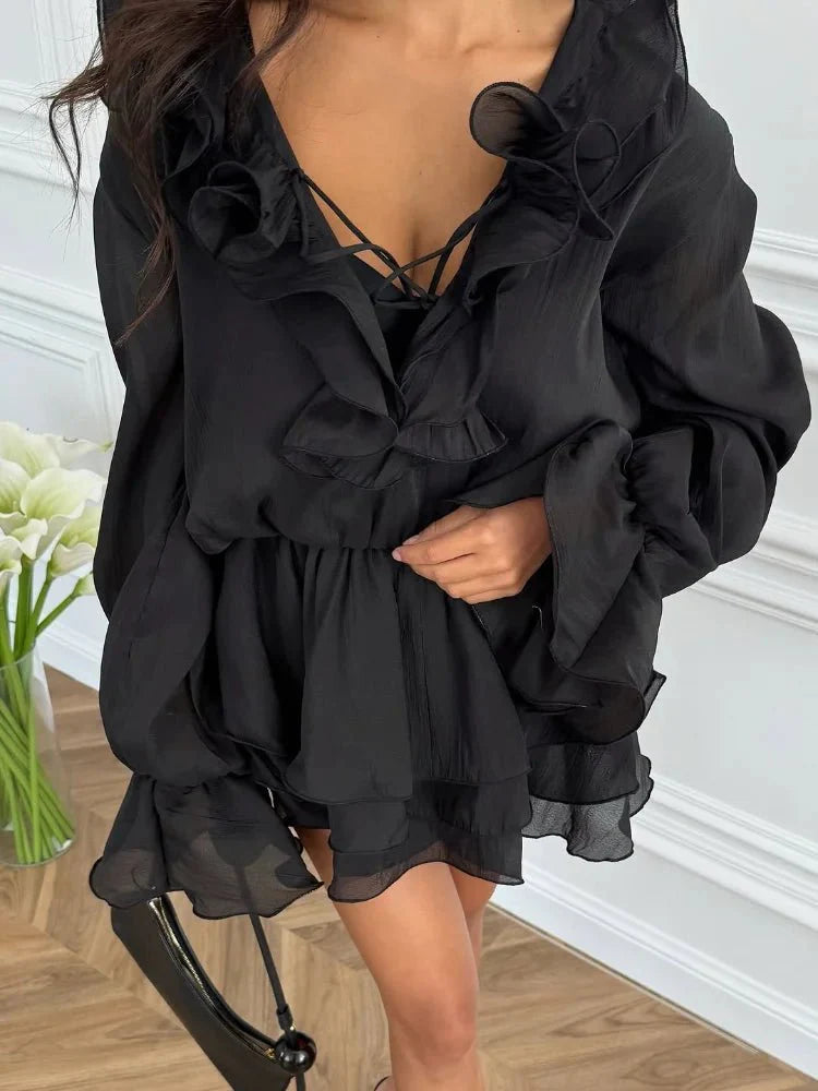 Dana Ruffle Mini Dress