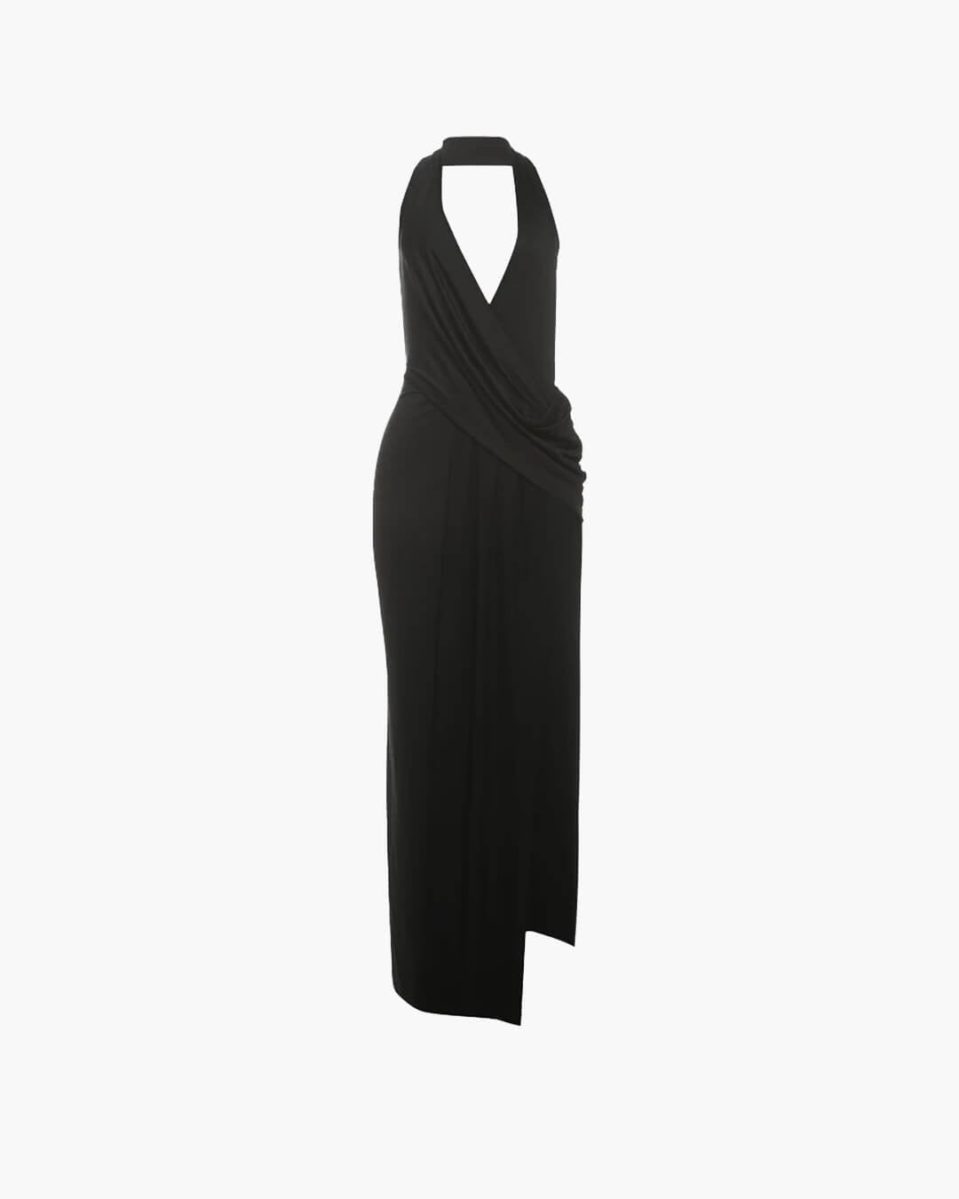 Loreen maxi dress with deep V-neck