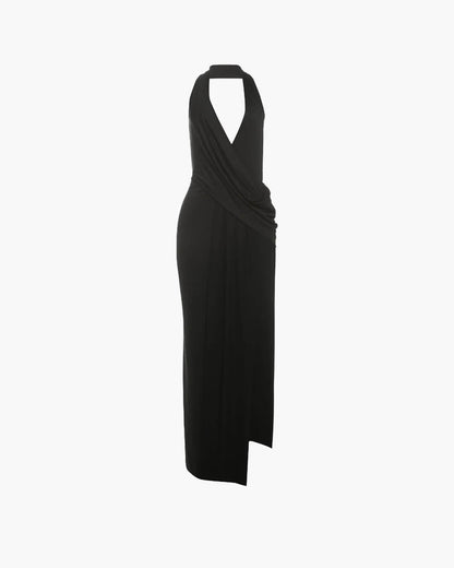 Loreen maxi dress with deep V-neck