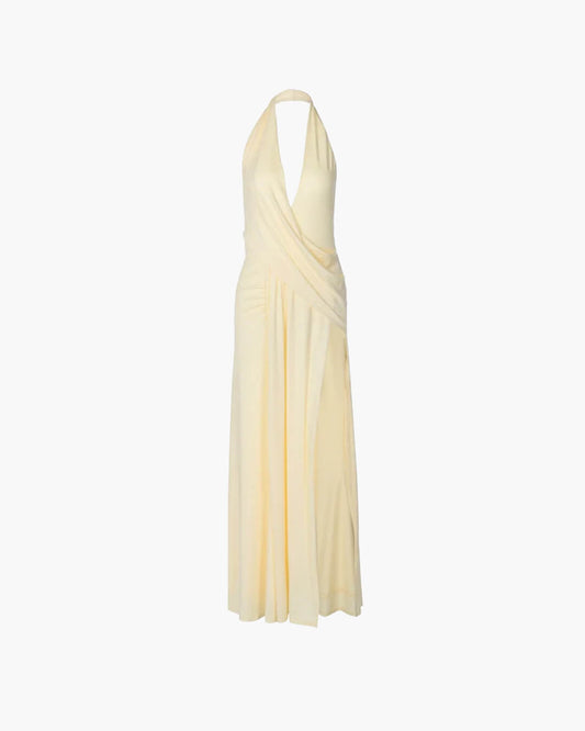 Loreen Maxikleid mit tiefem Ausschnitt