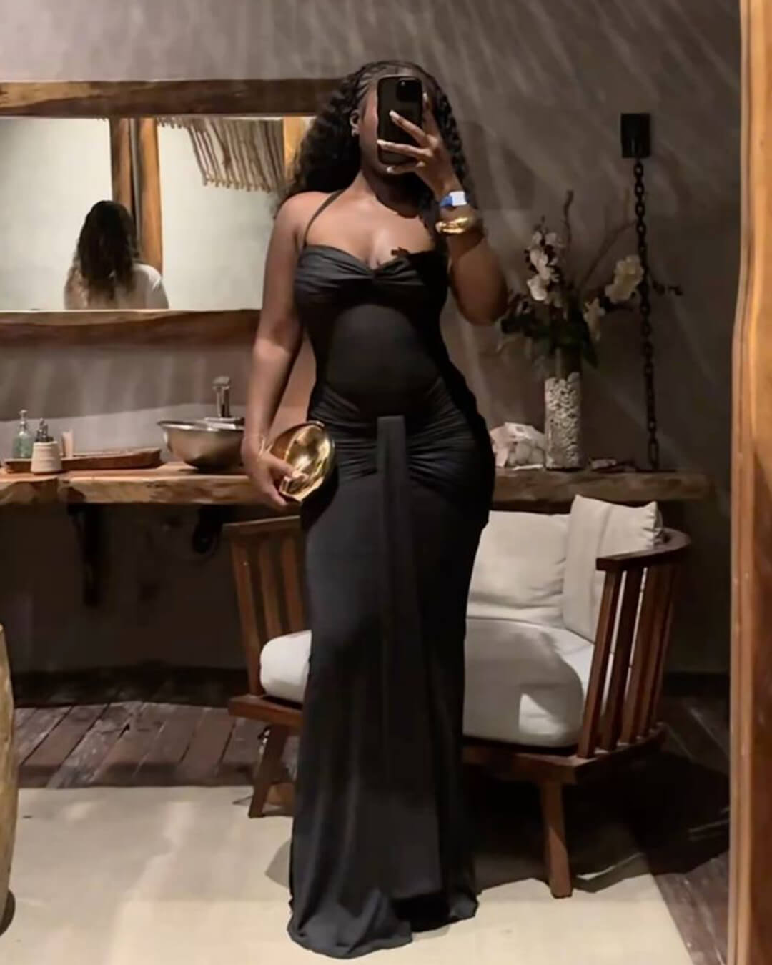 Backless Maxi Dress