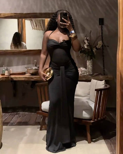Backless Maxi Dress