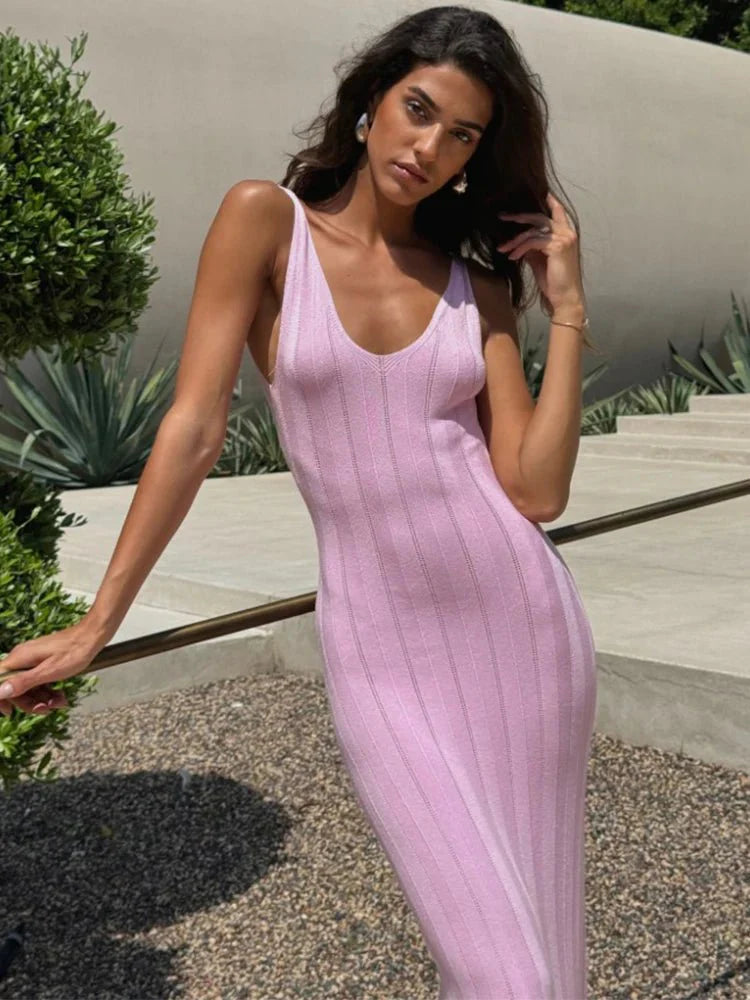 Backless Maxi Dress