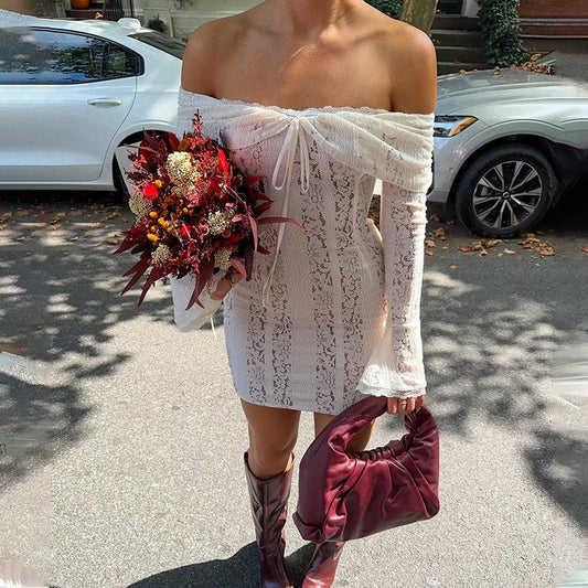 Off-Shoulder-Minikleid