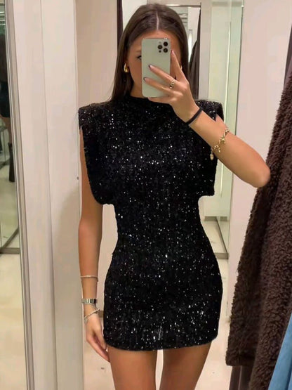 Glitter Minikleid