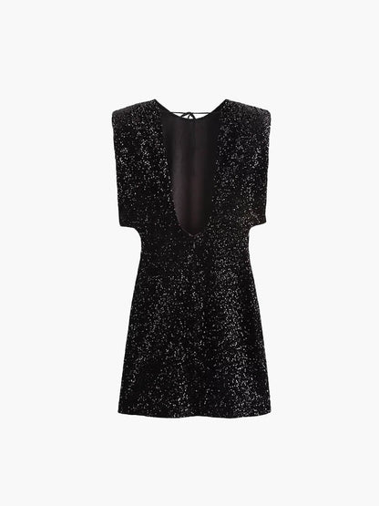 Glitter Minikleid